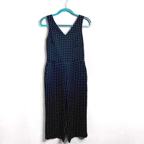 Banana Republic Polka Dot Twist Back Crop Jumpsuit - Picture 4 of 14